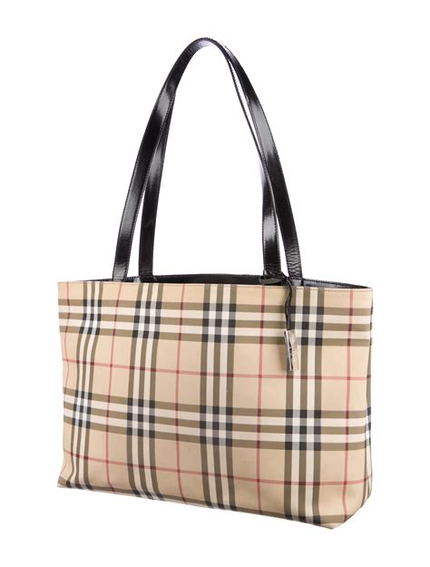 burberry mega check vs nova check|burberry nova check tote bag.